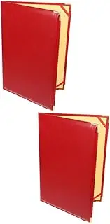 VILLFUL 2pcs Document Holder and Organizer Business Portfolio Binder Multi-Functional File Folder Organizer for Men's Work and Study