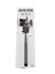 Gems Gray Selfie Stick Telescoping Handle With Shutter Button New In Box