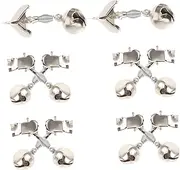 Fishing Rod Alarm Bells Set of 10 Metal Bells for Catching Fish Alert Bells for Outdoor Fishing Random Style