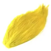 New Coque Hackle Feather Pad - Yellow - Wholesale Feathers & Craft Supplies