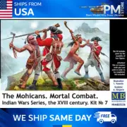 Master Box 35236 The Mohicans. Mortal Combat. Indian Wars Series, the XVIII 1/35