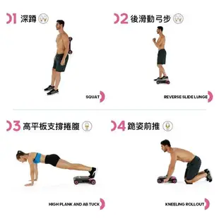 Wonder Core Slide Fit 健身滑板-粉