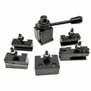 Quick Change Tool Post Mini Holder Steel Boring Turning Lathe Accessories Kit
