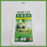 HOUSE LIFE 茶樹森林洗碗精 濃縮洗碗精 不咬手中性配方 添加茶樹精油檸檬精油 洗碗 清潔劑 1000ML