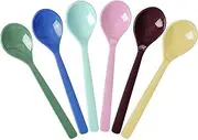 Cherie Mimi-Rice Melamine Short Spoon, 6P / Show Your True Colors