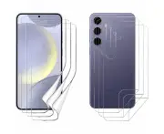 3 Set Soft PET Film Screen Protector for Samsung Galaxy S24+ PLUS Front and Back Bulk