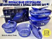 4pc Tupperware Blossom Server Full Set Mcrowave Safe Shimmer Base - XMAS GIFT