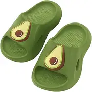 [SEAUR] Little Kids Shower Slippers Toddler Baby Boys Girls Cartoon Fruit Cloud Pillow Sandals Quick-Drying Thickened Non-Slip Bathroom Slides