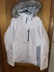 Columbia Women's Ava Alpine Hooded Ski Jacket - Cirrus Grey - Size XL - NEW