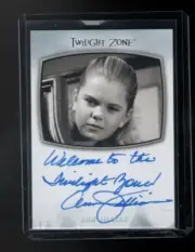2020 Twilight Zone Archives AI-19 Ann Jillian auto. card with inscription.