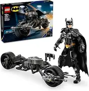 LEGO® Super Heroes DC Batman Construction Figure and The Bat-Pod Bike 76273, The Dark Knight Super-Hero Film Toy, Kids’ Adventure Playset, Toy for Boys and Girls