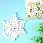 12 pcs LOT CHRISTMAS SNOWFLAKES Retro christmas ornaments Crochet snowflakes