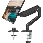 Single Monitor Mount Arm Fits up to 32 Inch, Desk Mount Holds 4.4-19.8lbs Com...