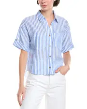 Jason Wu Linen-Blend Camp Shirt