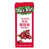 在飛比找博客來優惠-《Tree Top》樹頂100%蔓越莓綜合果汁(200mlx