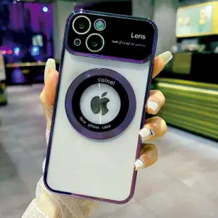 【HongXin】iPhone 15 Plus 6.7吋 一體鏡頭大視窗磁吸手機保護殼