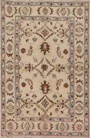 Handmade Wool Kazak Oriental Rug 3x5 Foyer Carpet