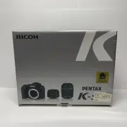 Ricoh Pentax K-S2 18-50mm WR Black New In Box With Accessories - BRAND NEW