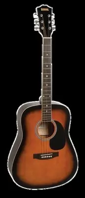 Redding Dreadnought Steel String Acoustic Tobacco Sunburst