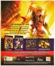 Vintage Print Ad 2006 .Hack GU Rebirth Reminisce & Roots Anime Dot Hack Promo