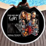 Freaks of Korn Beach Towel Yoga Mat Wall Hanging Home Decor etc