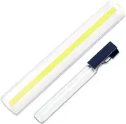 MagDepo 2X Bar Magnifier with Color Guiding Line 1 Bonus 2X Stick Bar Magnifier with Clip Magnifying Glass for Reading Books, Magazine, and Small Print
