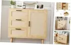 Modern Storage Cabinet, Free Standing Buffet Cabinet, Black Sideboard and