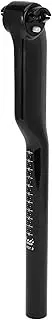 X AUTOHAUX Bike Seat Posts Height Adjustable Bike Saddle Post Seat Tube Gloss Black 1 Pc 27.2x350mm Carbon Fiber