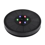 Solar Fountain Colorful LED Lights Swimming Pools Fountain Garden Pool Pond Bird Water Floating Lawn Decoration 7V/3W