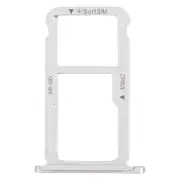 SIM Card Tray + SIM Card Tray / Micro SD Card Tray for Honor Mate 9 Lite Silver