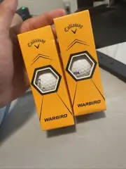 Callaway Warbird Golf Balls 2 Packs With Total Of 6 Balls