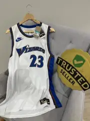 Nike Size XL Michael Jordan Wizards White Classic Edition Nba Jersey