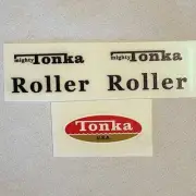 Custom Replacement Decals for #3910 Mighty Roller Tonka Truck - Waterproof Vinyl