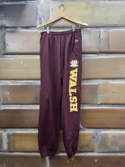 Walsh University Champion Brand Sweatpants Joggers Maroon Size Medium (M) NWT