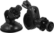 TOPPERFUN 1 Set Dash Cam Suction Mount Bracket Adjustable Rearview Mirror Holder for Driving Recorders Reliable Stability Viewing Angles Secure Camera Mounting