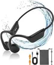 Banoshalo Bone Conduction Headphones - Swimming, Bluetooth and MP3 2-in-1, 10 H Battery Life, IPX8 Waterproof, Suitable for Running, Mountaineering and Other Sports