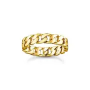 Genuine THOMAS SABO Gold-plated chain link rings