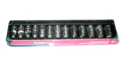 New Snap-on 1/2" drive 12 thru 24 mm 6-point Shallow Socket Set 313TWMYA Sealed
