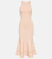[Victoria Beckham] Victoria Beckham Flared midi dress AU 14 pink