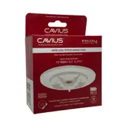 Cavius 10 Year Wireless Interconnect Thermal Heat Alarm