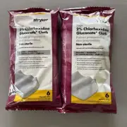 12 Stryker 9717 2% Chlorhexidine Gluconate Cloth PreOp Prep 2pk of 6 - 2025
