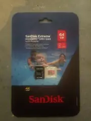 SanDisk Extreme microSDXC UHS-I Card 64GB with Adapter
