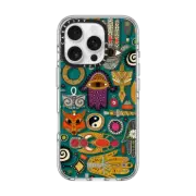iPhone 16 Pro Clear Case MagSafe Compatible TALISMANS viridian green
