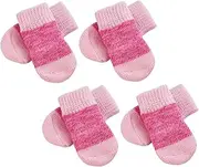 Generic 2Sets Lovely Non Slip Elastic Dog Socks Comfortable Slip Pet Socks for Dogs Breathable Design for Improved Traction and Stylish Protection