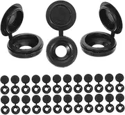 HEALEEP 100pcs Screw Cover Caps Decorative Covers for Concealing Screw Heads Easy Installation Versatile Use