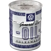 Nostalgic Art 11.5cm/600ml Round Money Box Storage Oil Barrel VW General Use