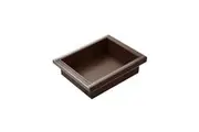 HIGOLD B Series Pull Out Wardrobe Basket - Shallow - Fits 600mm Cabinet - Natural Finish