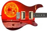 Guitar Skin Axe Wrap Re-skin Vinyl The Loneliness of the Distant Radiant Sun 909