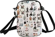 [PXTIDY] Maze Runner Characters Crossbody Bag Movie Lover Gift Tv Show Series Gifts Tv Show Merchandise Maze Runner Lover Gift