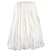 Nonwoven Cut End Edge Mop Head Rayon 24 oz White BW1224